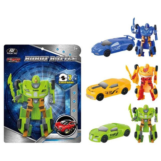 Power Joy Power Mach Robot Battle Assorted (Color May Vary) - Marah Kids