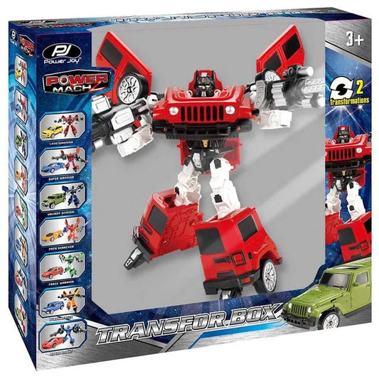 Power Joy Power Mach Transfor Box Assorted (Characted and Color May Vary) - Marah Kids