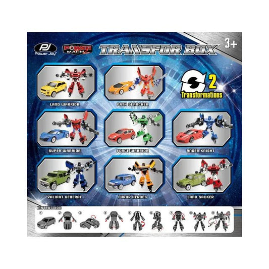 Power Joy Power Mach Transfor Box Assorted (Characted and Color May Vary) - Marah Kids