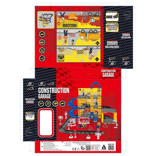 Power Joy V.Vroom Construction Garage with 3cars - Marah Kids