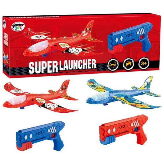 Power Joy Vroom Vroom Super Launcher Battery Operated - Marah Kids