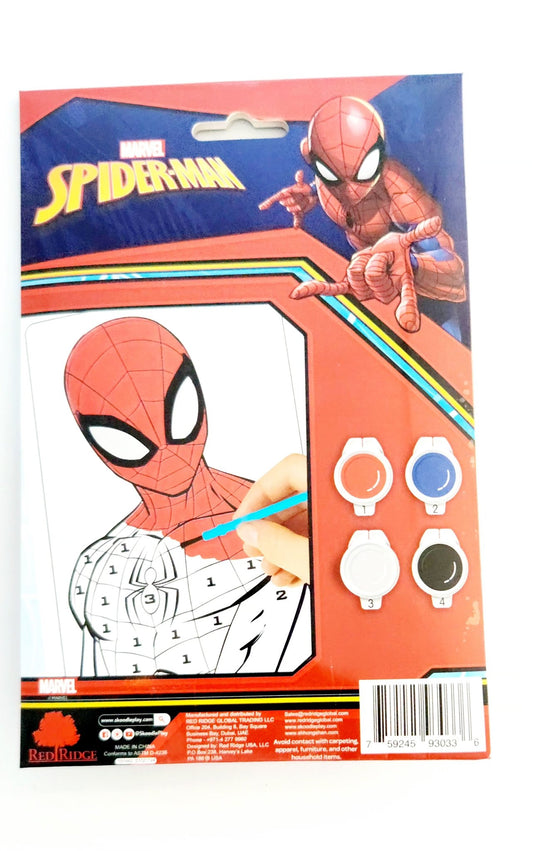 Disney Paint By Number Spiderman - Marah Kids