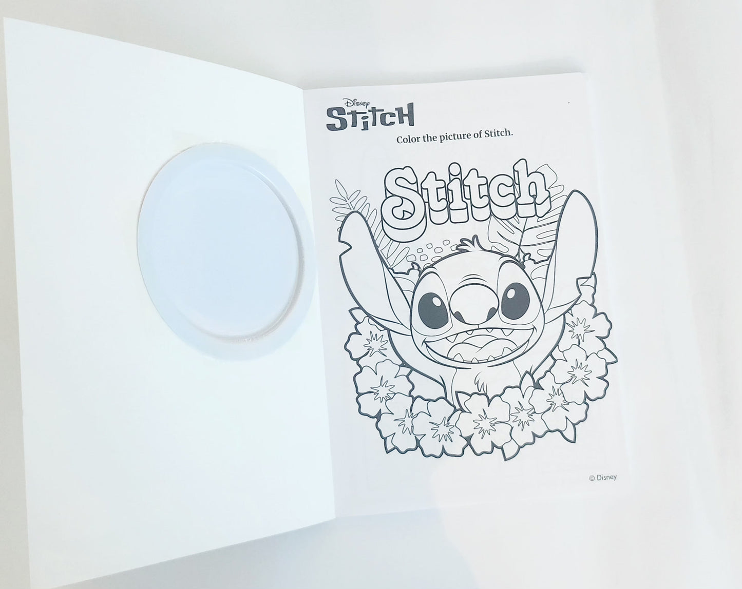 Disney Stitch Coloring & Activity Book With Vinyl Stickers