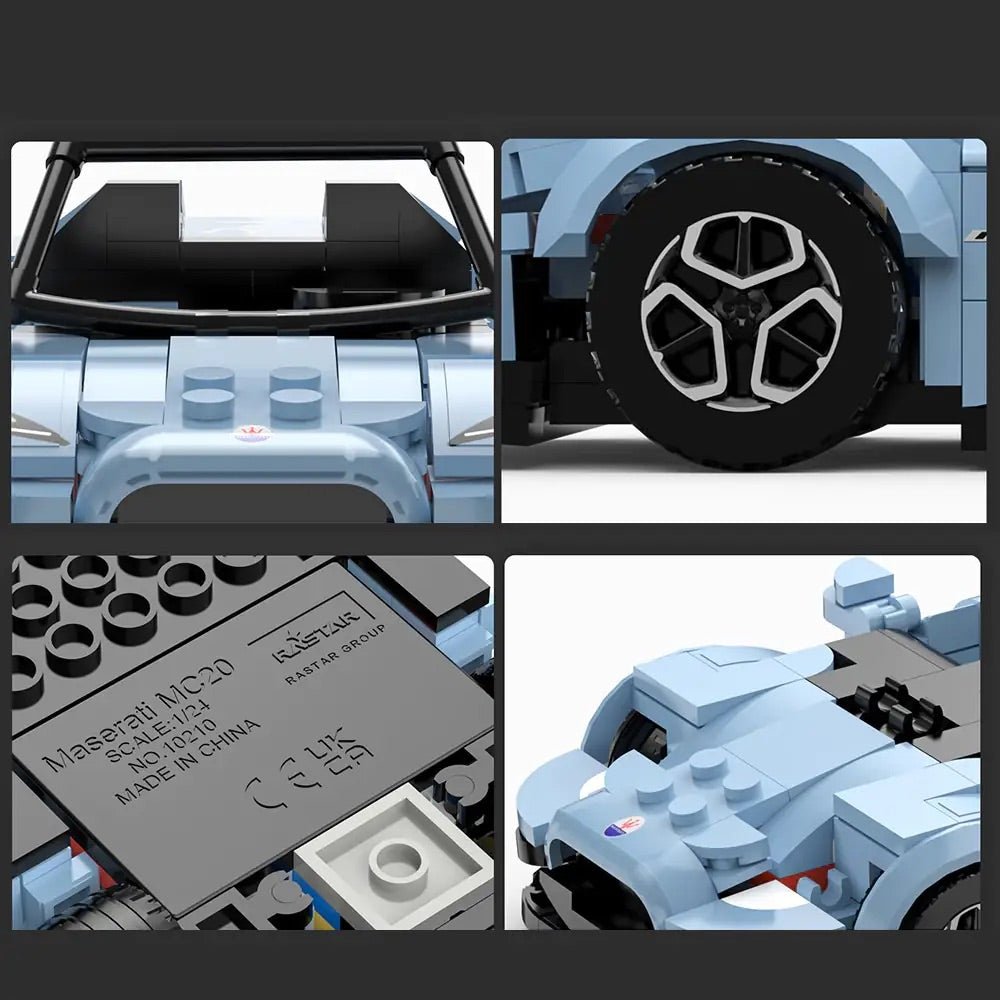 Maserati MC20 Bricks Building Kit - 370pcs - Marah Kids