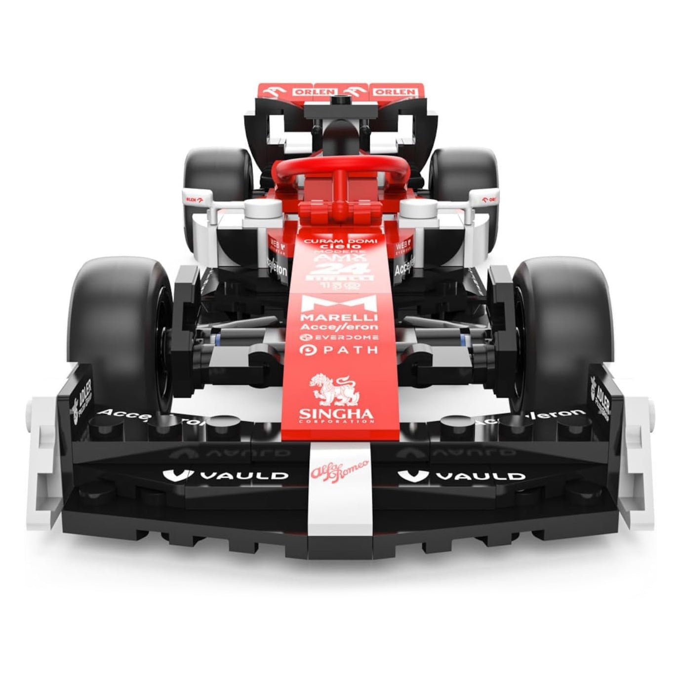 Alfa Romeo C42 F1 Car Bricks Building Kit - 340pcs - Marah Kids