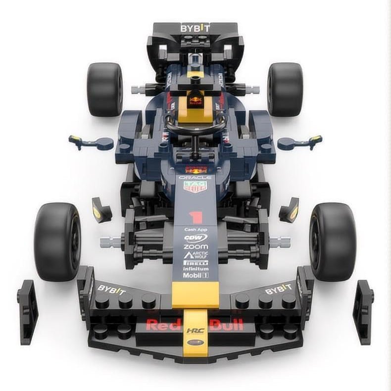 Redbull RB19 F1 Car Bricks Building Kit - 333pcs - Marah Kids