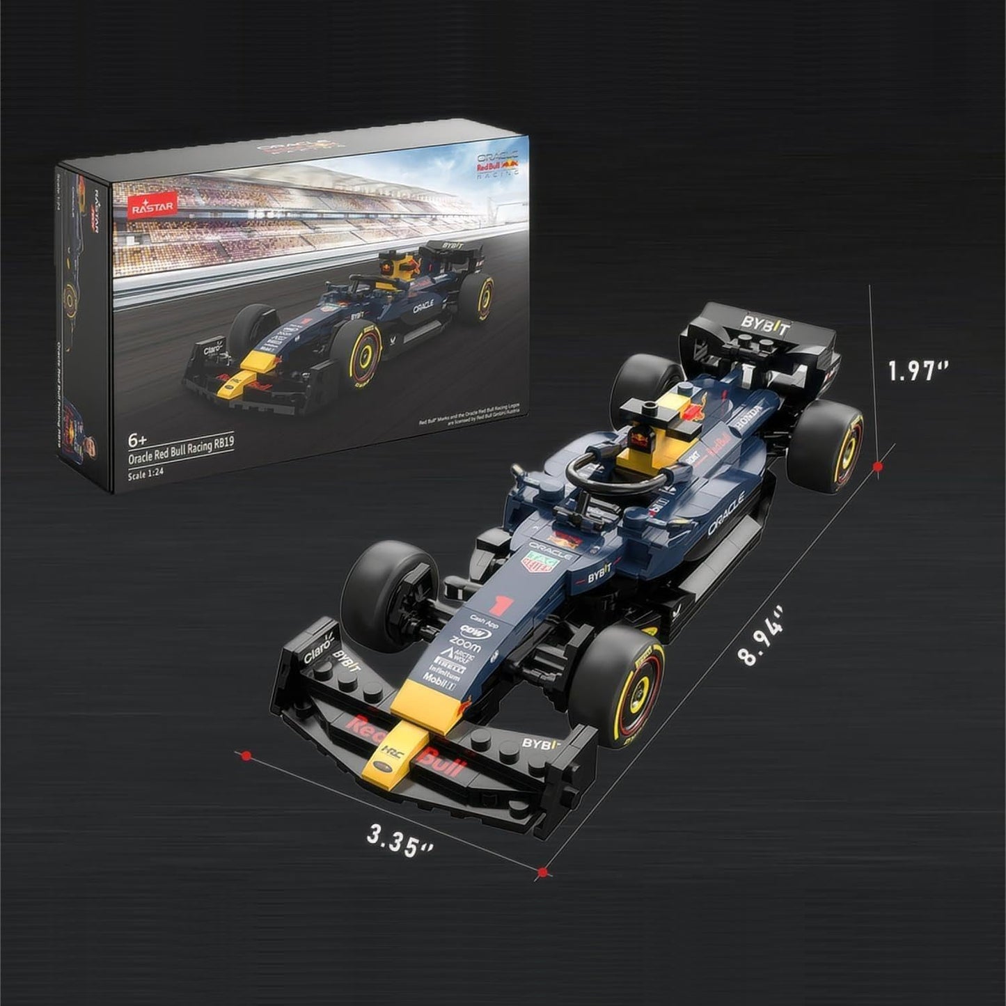Redbull RB19 F1 Car Bricks Building Kit - 333pcs - Marah Kids