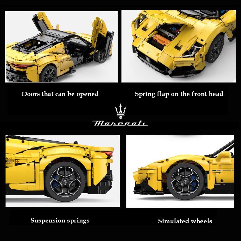 Rastar Bricks - Maserati MC20 - 3457 Pieces - Marah Kids