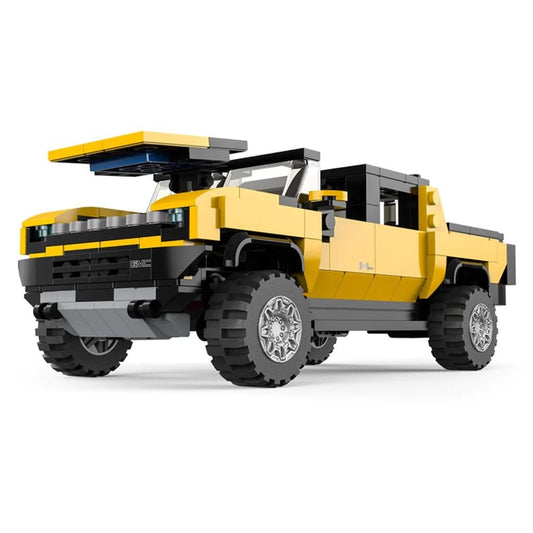 Rastar Bricks - Hummer EV Yellow - 431 Pieces - Marah Kids