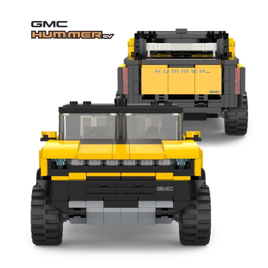 Rastar Bricks - Hummer EV Yellow - 431 Pieces - Marah Kids