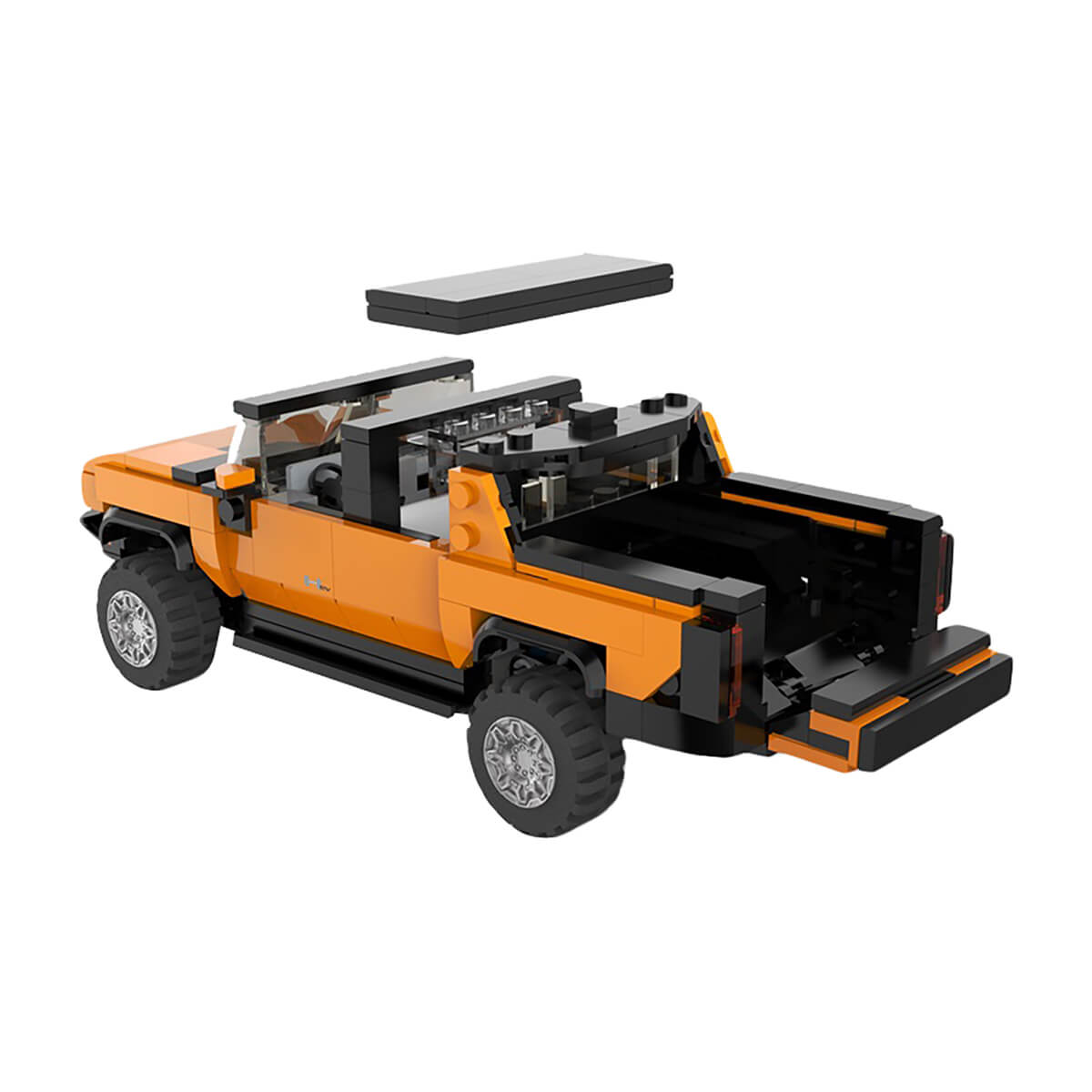 Rastar Bricks - Hummer EV Orange - 431 Pieces - Marah Kids