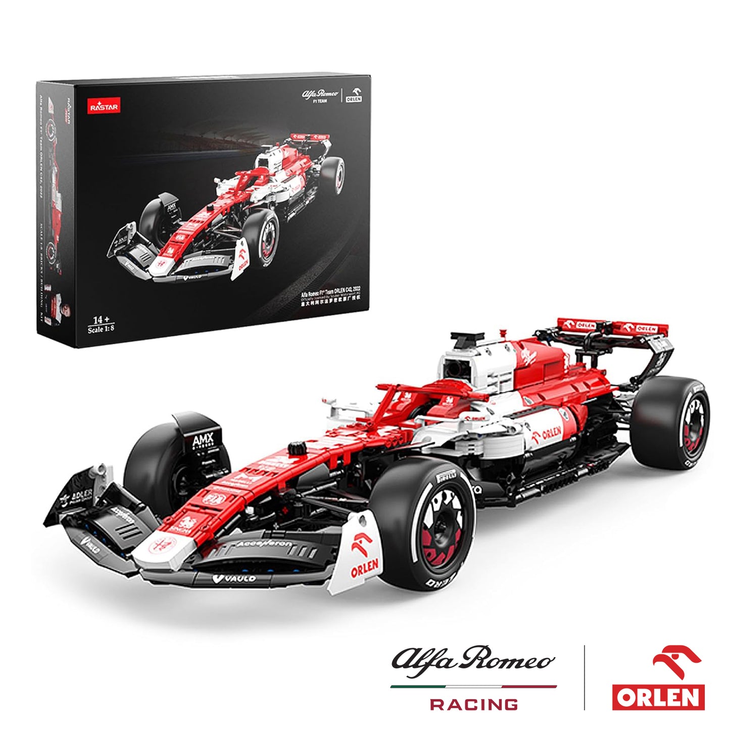 Rastar Bricks - Alfa Romeo Formula 1 C42 - 2306 Pieces - Marah Kids