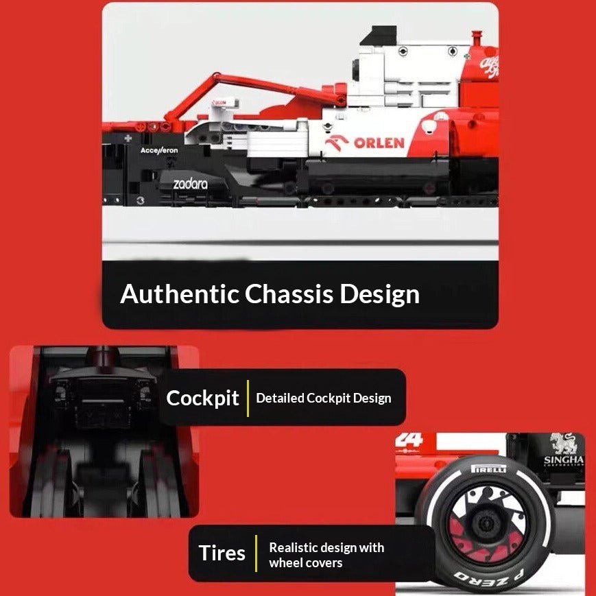 Rastar Bricks - Alfa Romeo Formula 1 C42 - 2306 Pieces - Marah Kids