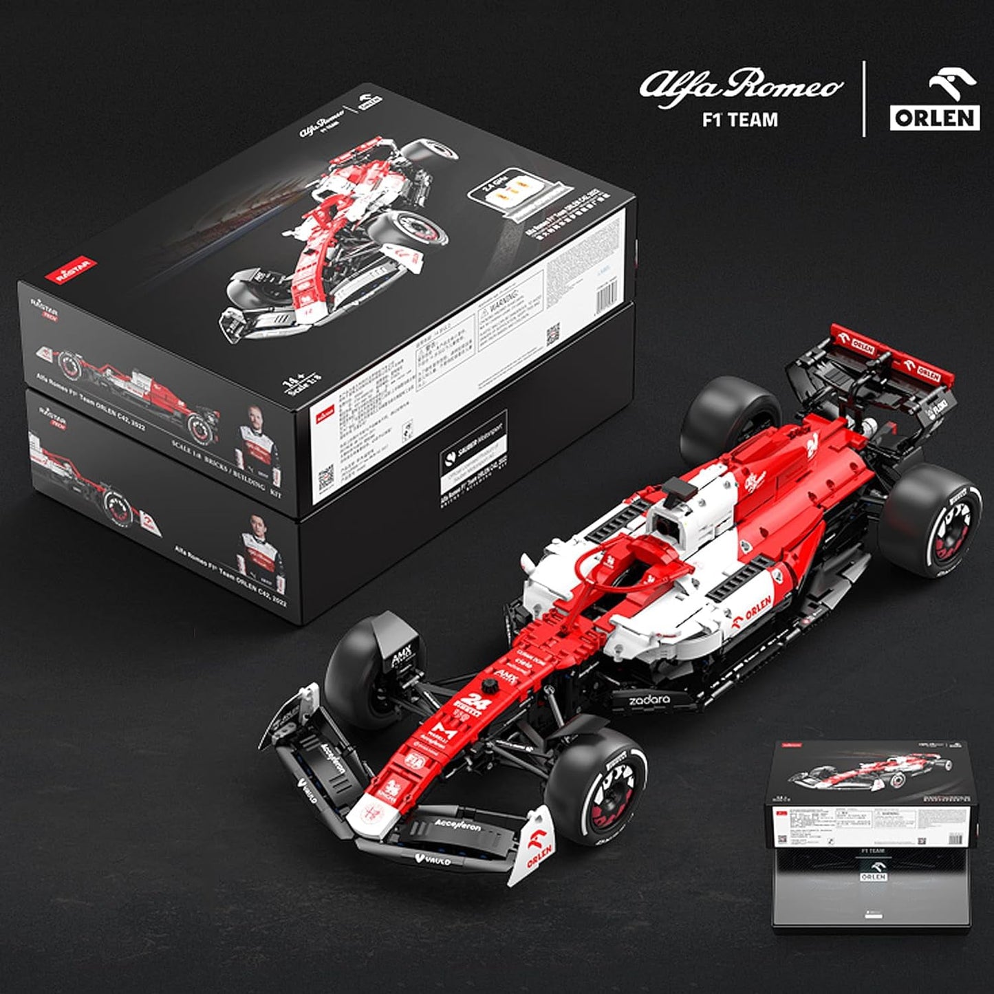 Rastar Bricks - Alfa Romeo Formula 1 C42 - 2306 Pieces - Marah Kids