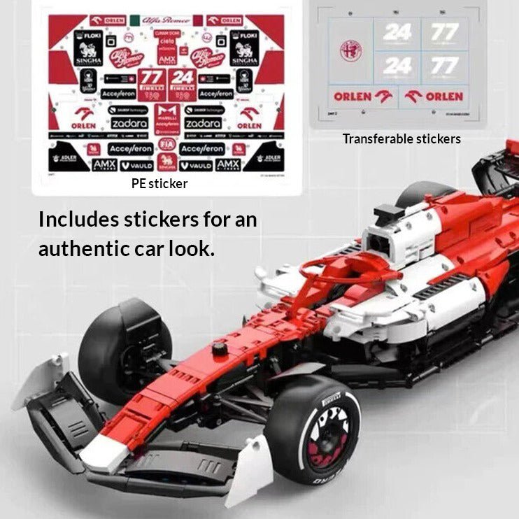 Rastar Bricks - Alfa Romeo Formula 1 C42 - 2306 Pieces - Marah Kids