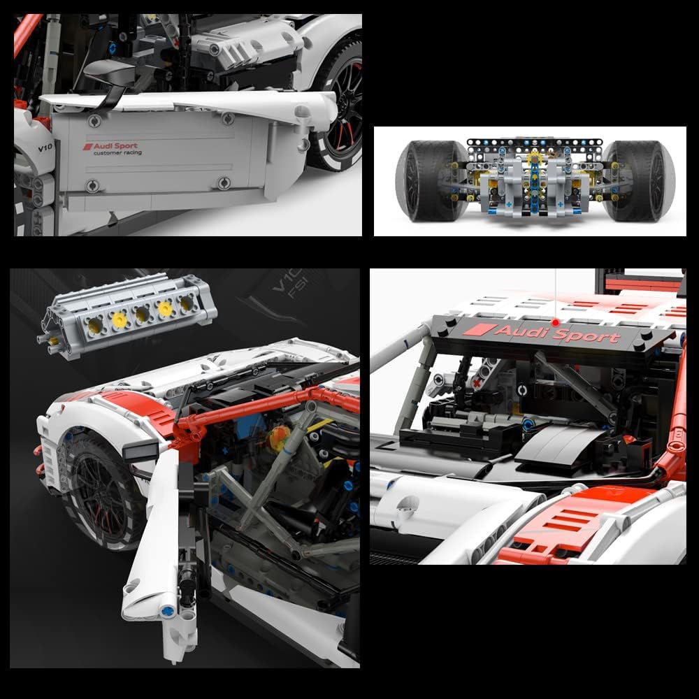 Rastar Bricks - Audi R8 LMS GT3 - 3314 Pieces - Marah Kids