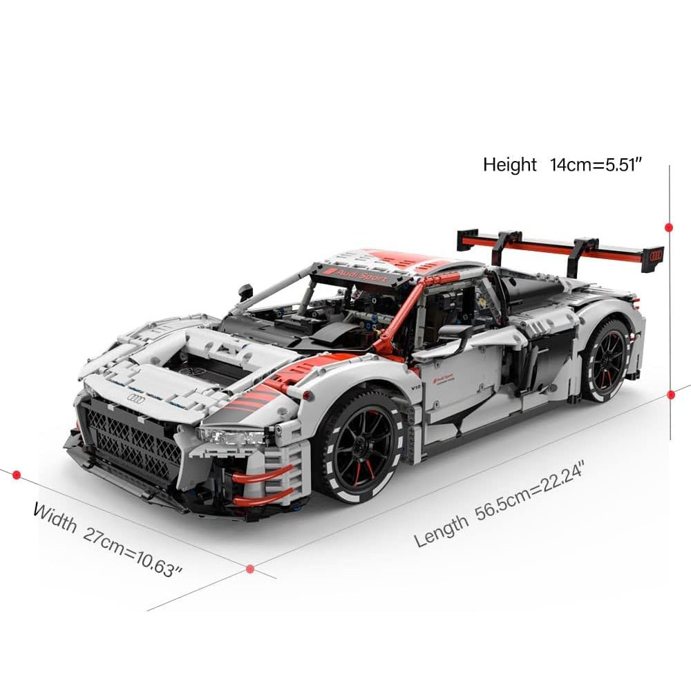 Rastar Bricks - Audi R8 LMS GT3 - 3314 Pieces - Marah Kids