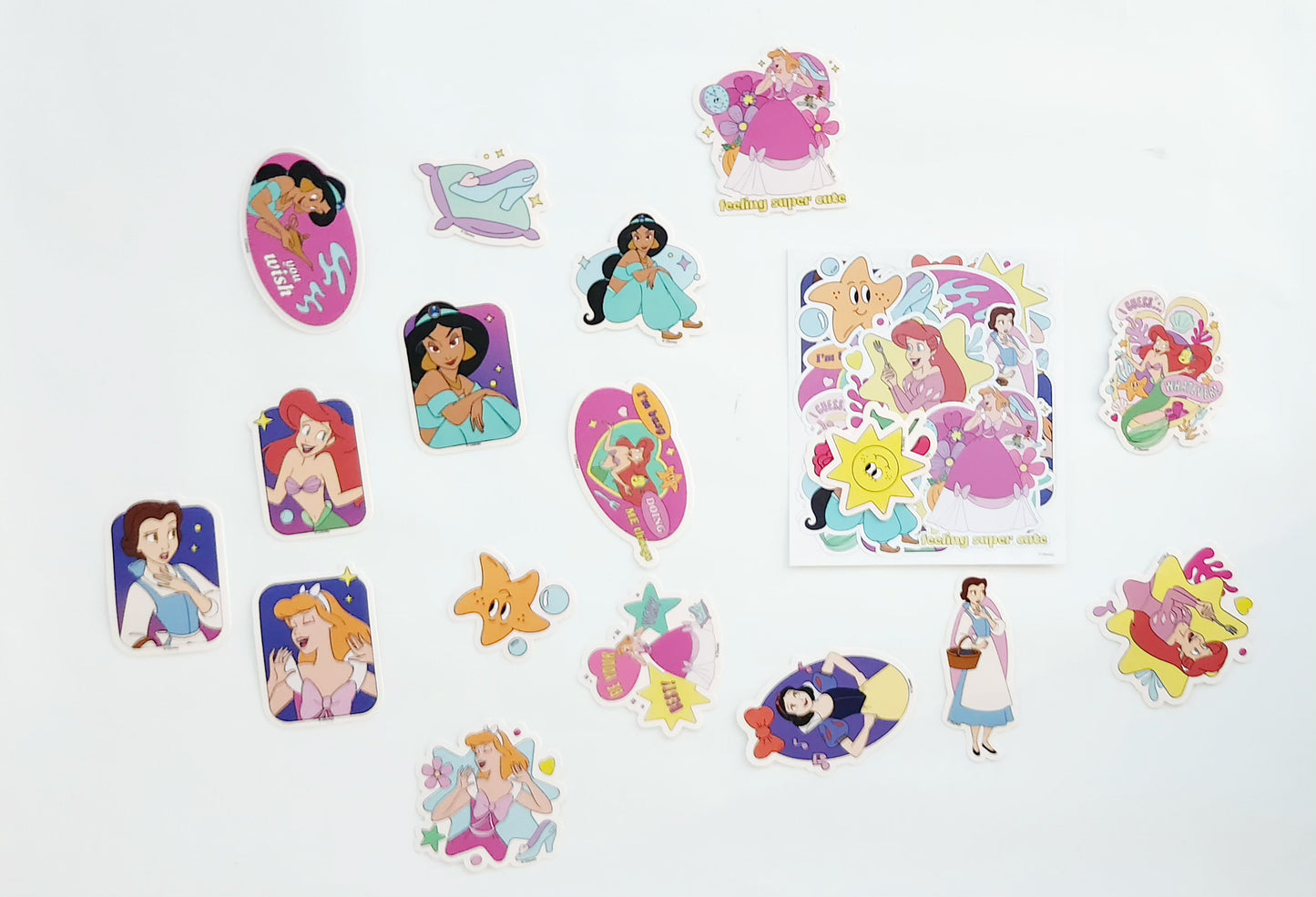Disney Princess Glow In The Dark Stickers