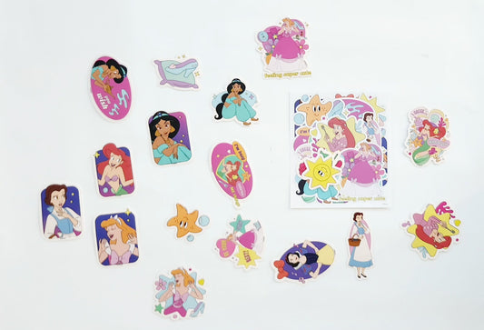 Disney Princess Glow In The Dark Stickers - Marah Kids