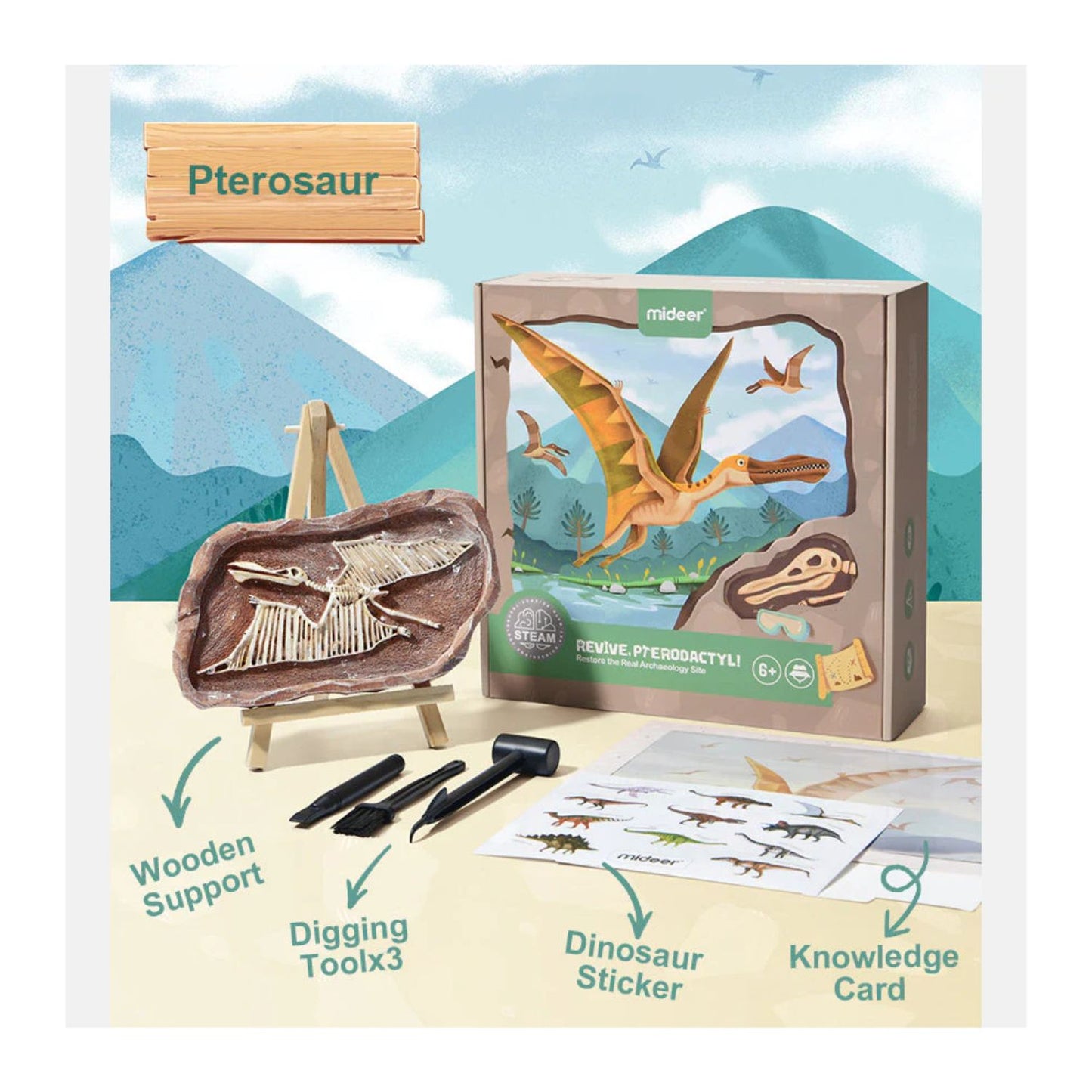 Revive A Pterosaur - Dig A Dinosaur Kit