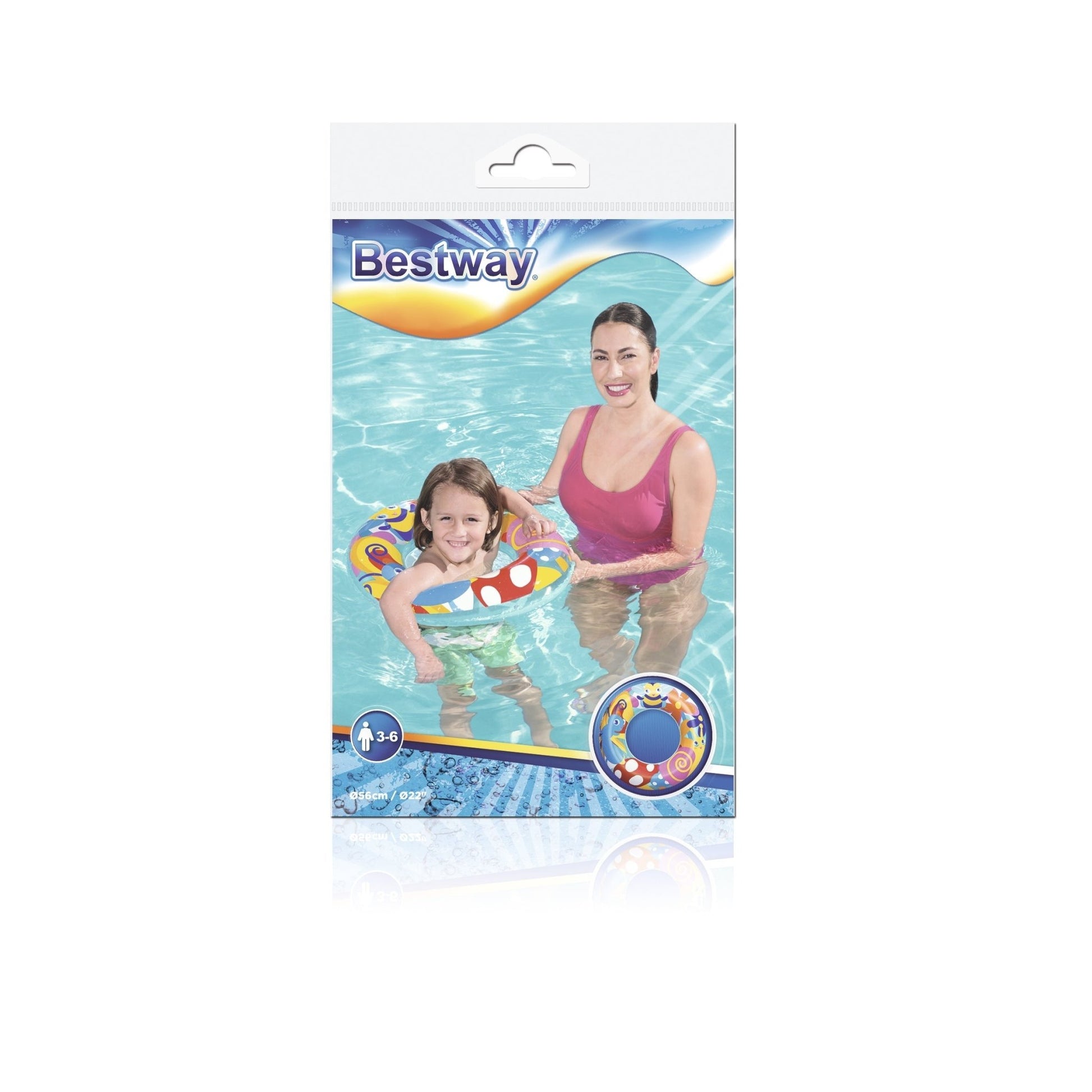 Bestway Swim Ring Designer 56Cm - Marah Kids