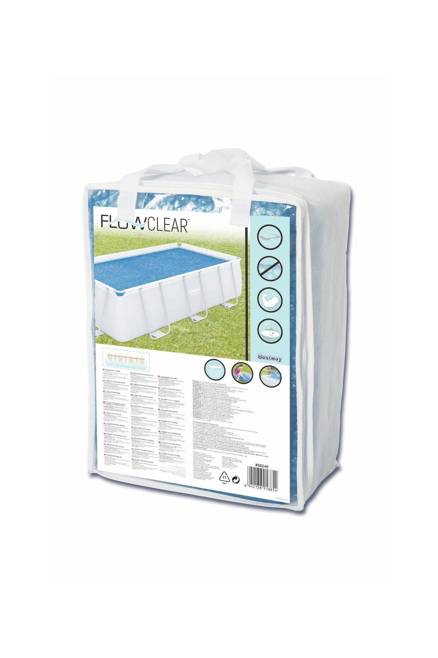 Bestway Pool Cover Steel 404X201/412X201