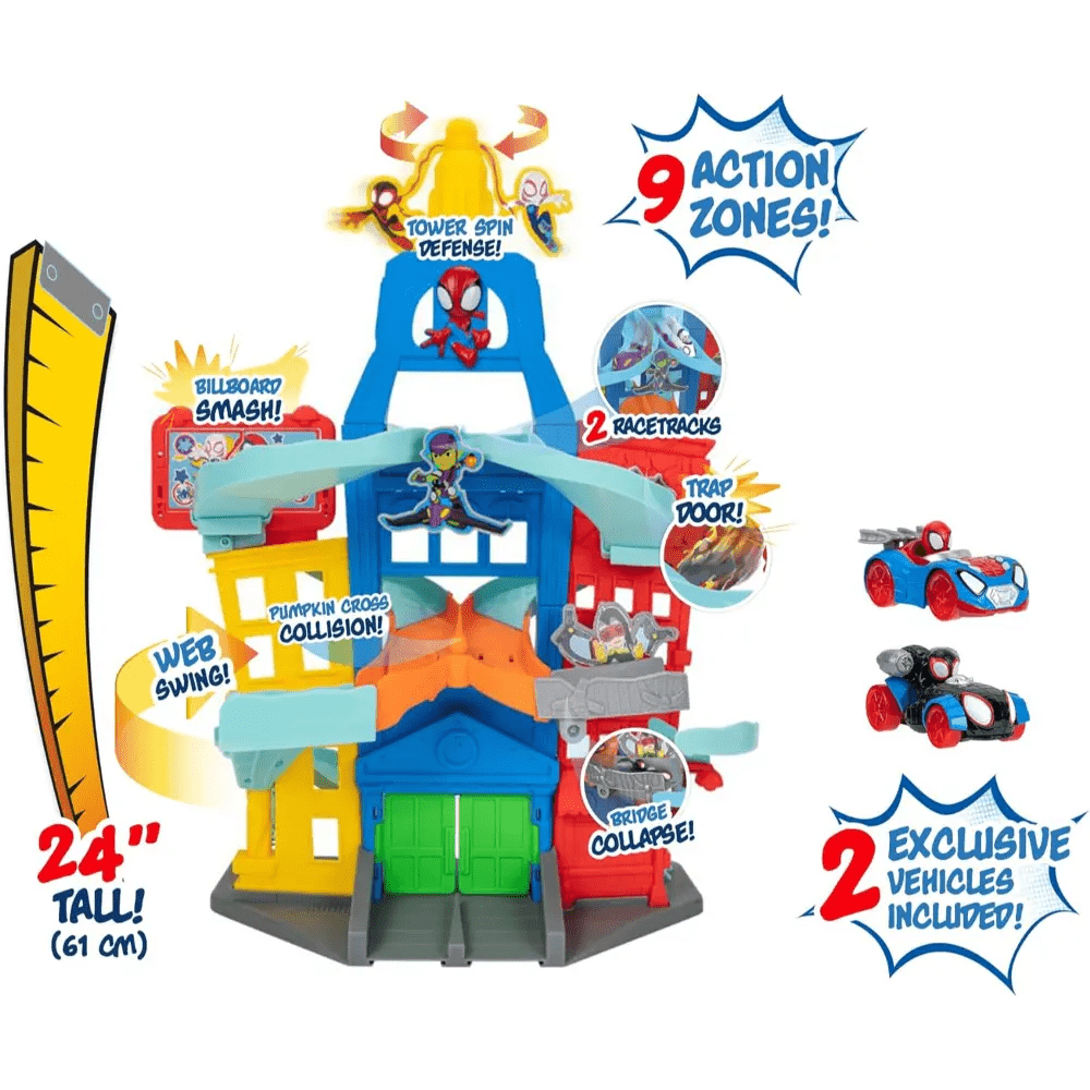 Jaswar - Spidey N Friends City Track Set - Marah Kids