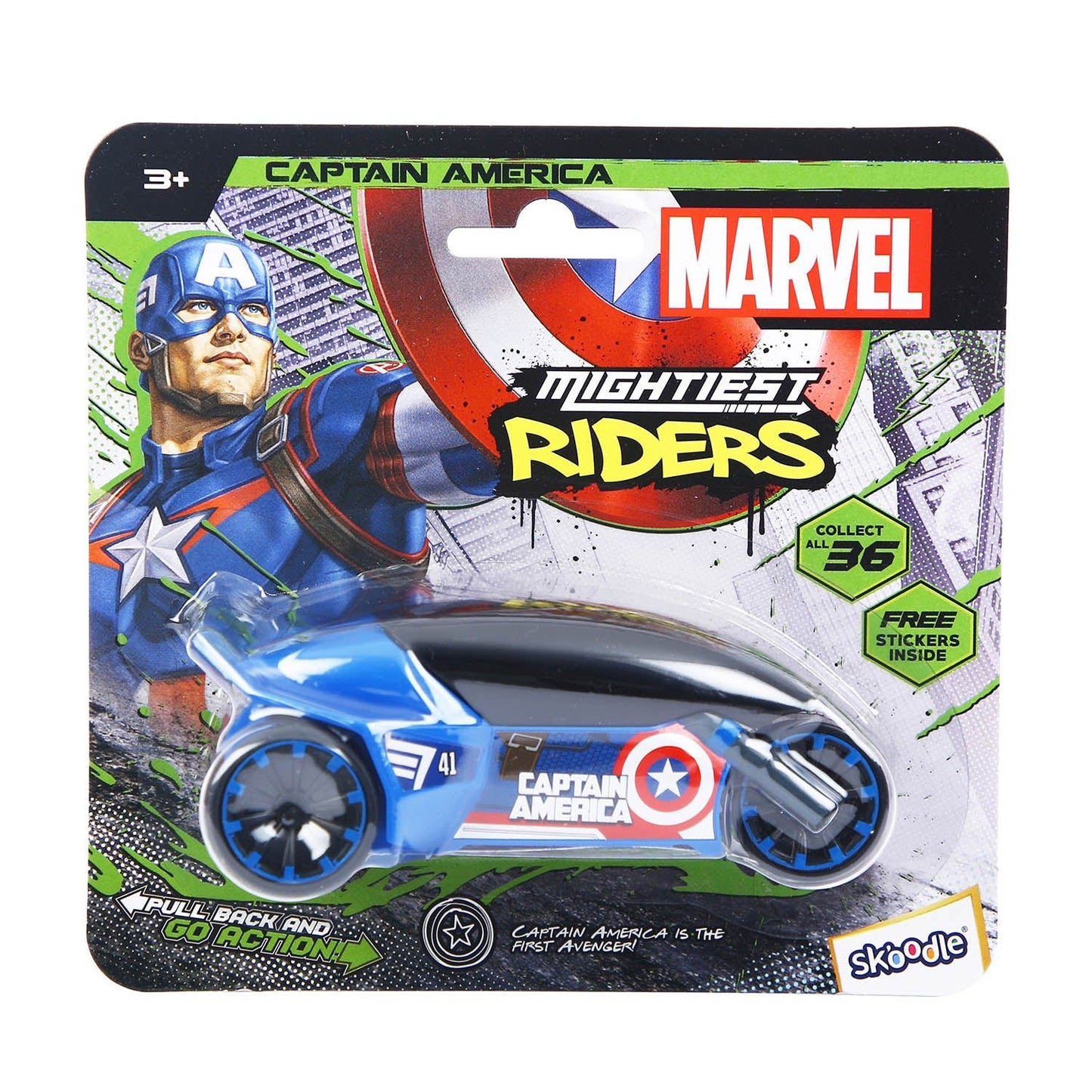 Mondo Marvel Mm Rider Capt America - Marah Kids