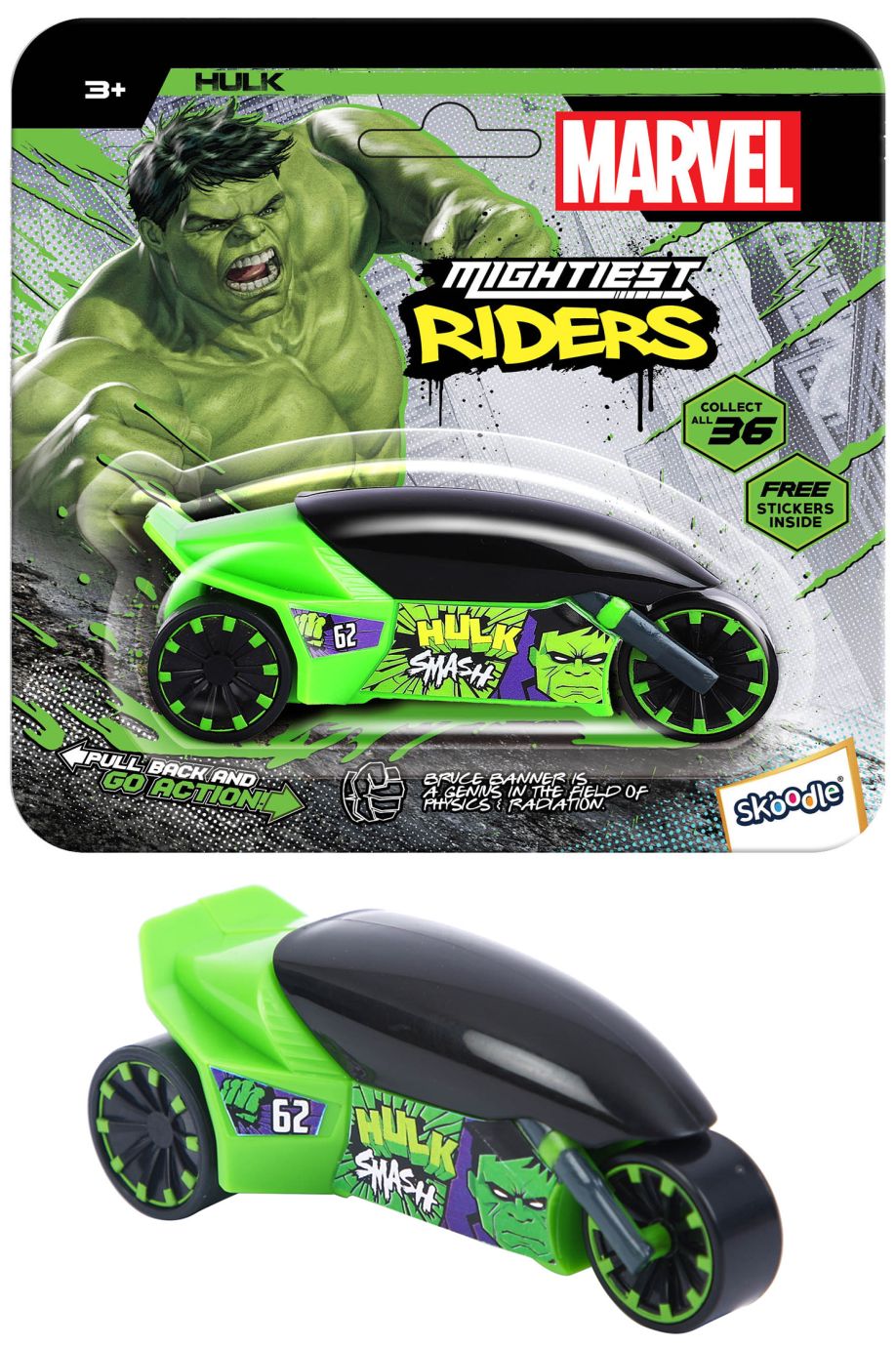 Mondo Marvel Mm Rider Hulk - Marah Kids