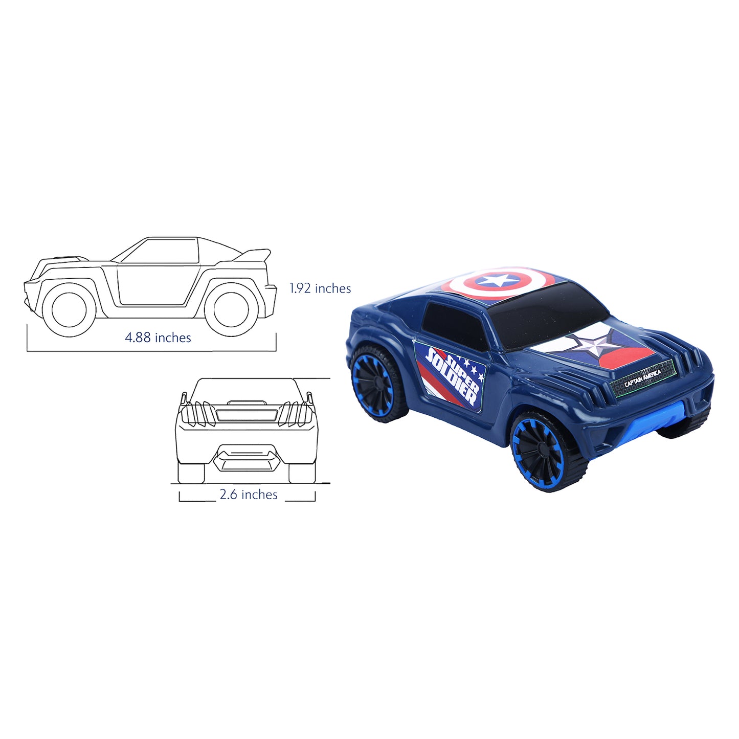 Mondo Marvel Mm Suv Capt America - Marah Kids