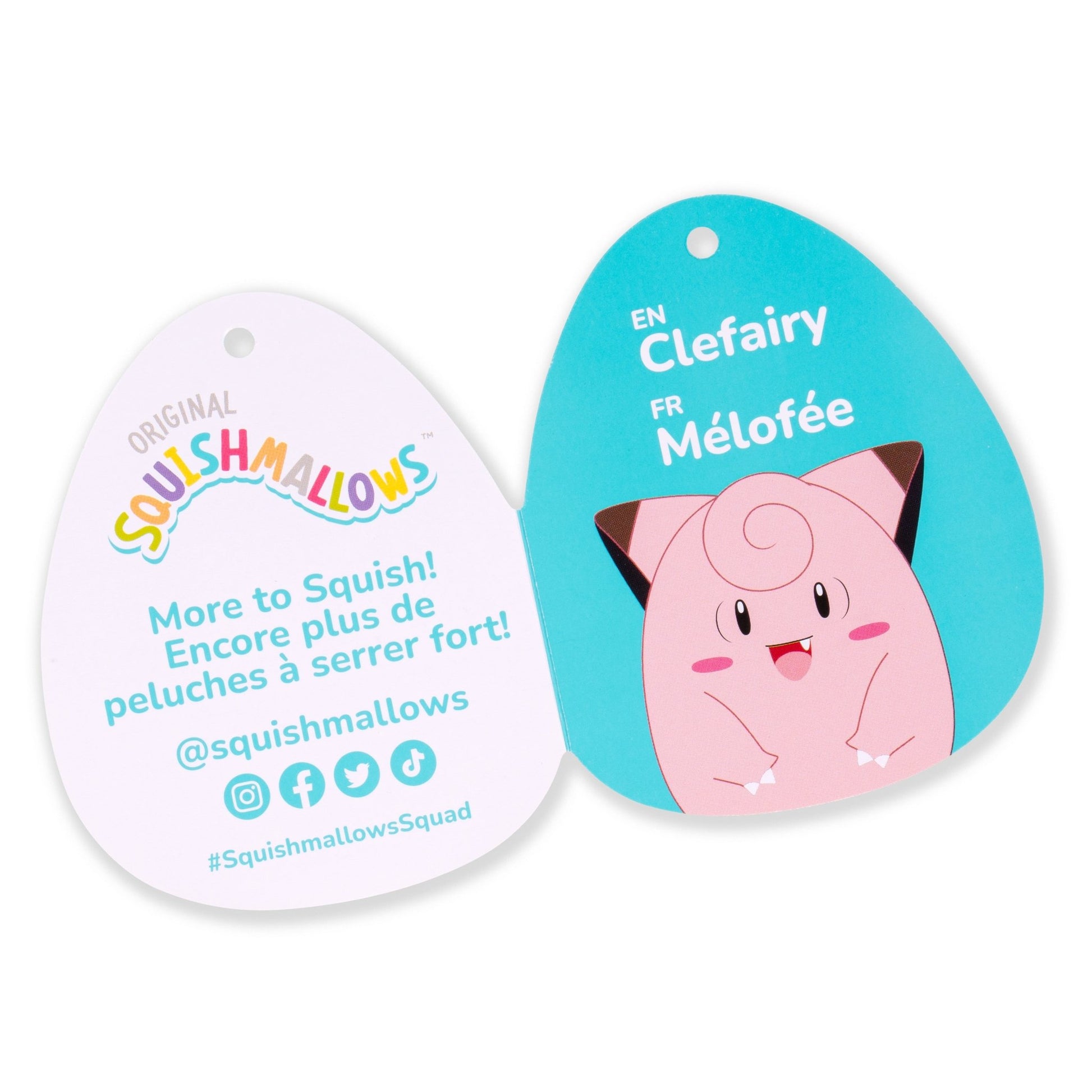 Jaswar - Pokemon Squishmallow Clefairy 14In - Marah Kids