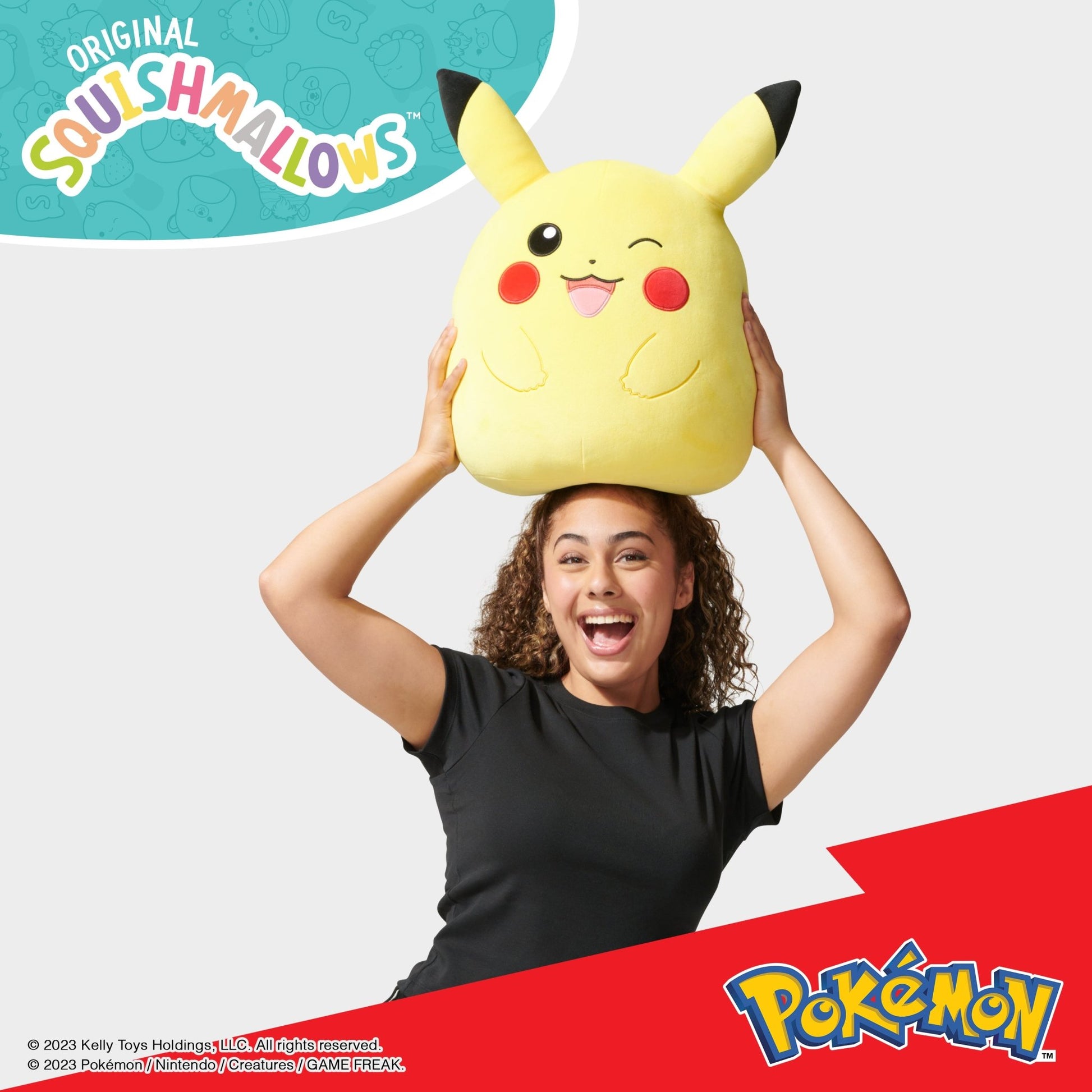 Jaswar - Pokemon Squishmallow Winking Pikachu 14 - Marah Kids