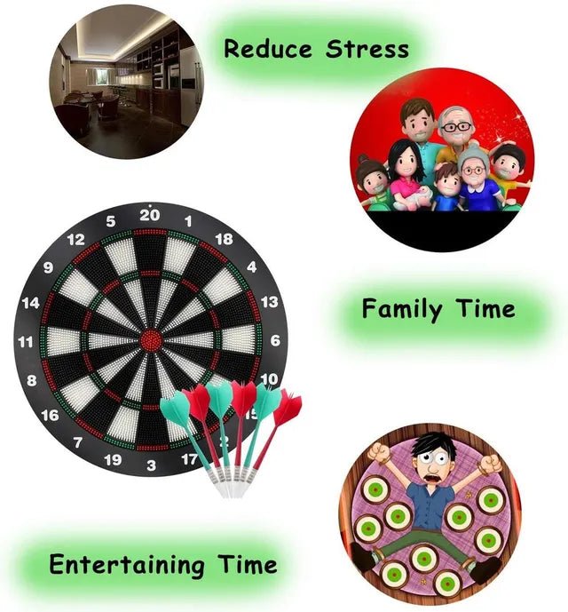 Sam Toys - Dart Set Including 6Pcs Darts - Marah Kids