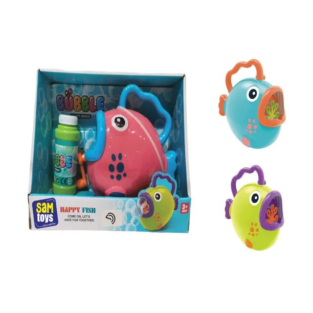 Sam Toys - Manual Fun Fish Bubble Machine - Marah Kids