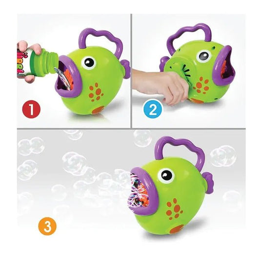 Sam Toys - Manual Fun Fish Bubble Machine - Marah Kids