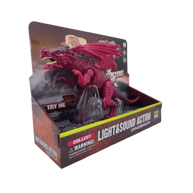 Sam Toys Press&Play Simulation Red Dragon - Marah Kids