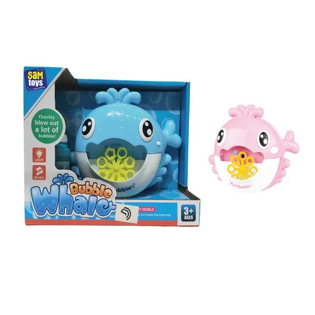 Sam Toys - B /O Whale Bubble Machine With Light & Sounds - Marah Kids