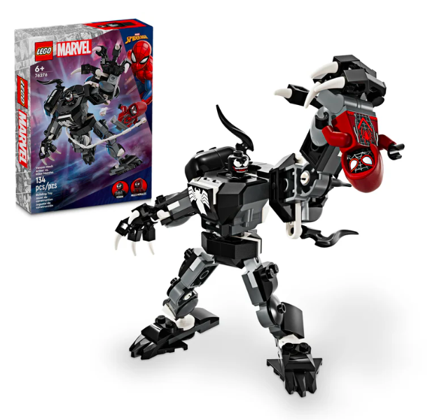 Lego Venom Mech Armor vs. Miles Morales