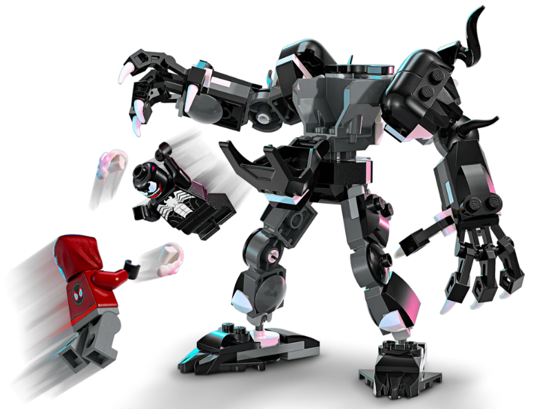 Lego Venom Mech Armor vs. Miles Morales
