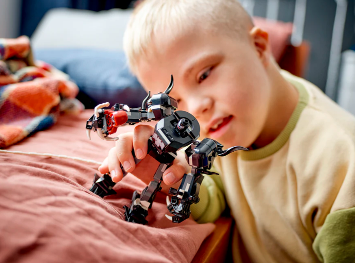 Lego Venom Mech Armor vs. Miles Morales