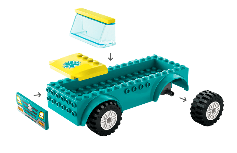 Lego Emergency Ambulance - Marah Kids