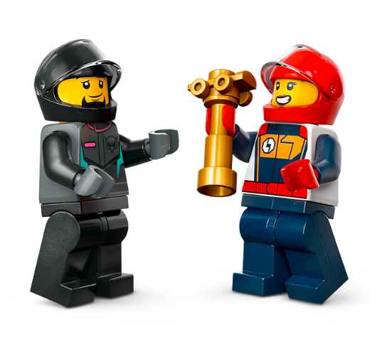 Lego Go-Karts and Race Drivers