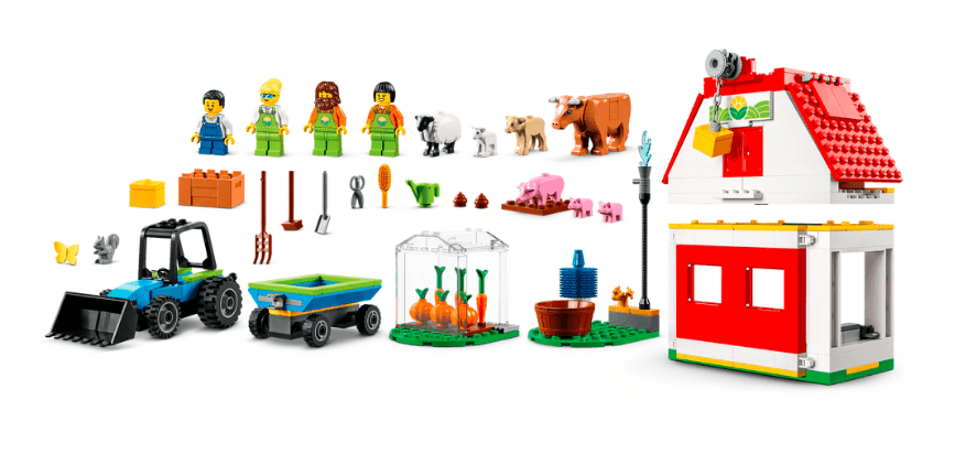 Lego Barn & Farm Animals - Marah Kids