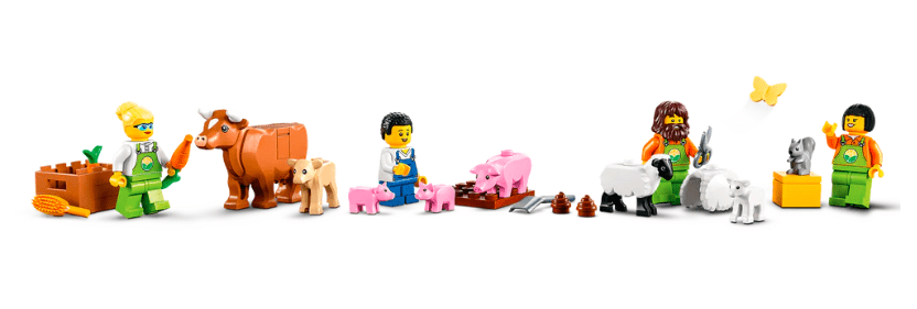 Lego Barn & Farm Animals - Marah Kids