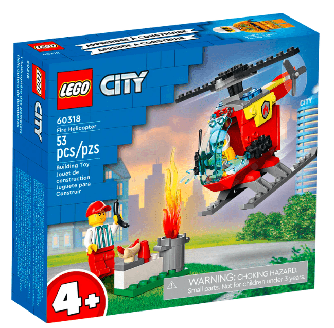 Lego Fire Helicopter - Marah Kids