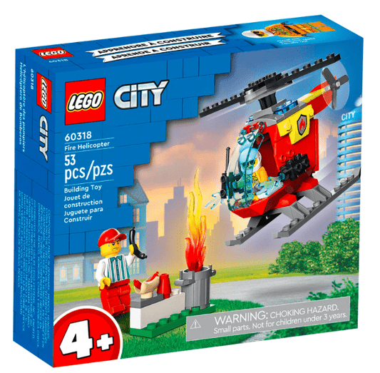 Lego Fire Helicopter - Marah Kids