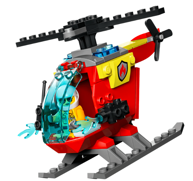 Lego Fire Helicopter - Marah Kids
