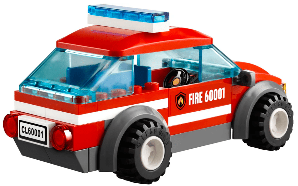 Lego Fire Chief Car - Marah Kids