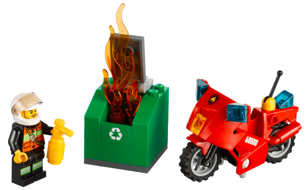 Lego Fire Motorcycle - Marah Kids