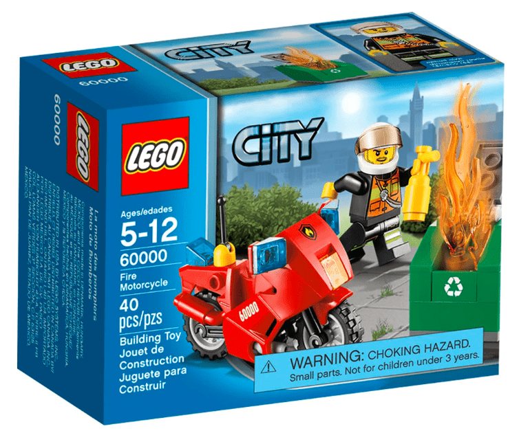Lego Fire Motorcycle - Marah Kids